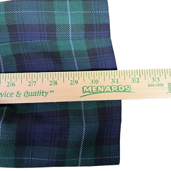 100% Wool high waist  Liz claiborne Plaid lined Academia trousers size 4 - Picture 12 of 16